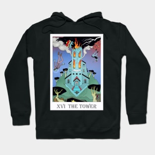 Tarot The Tower Hoodie